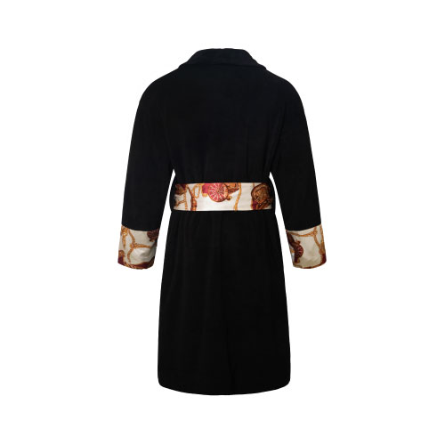 Chad Malone Roma Belted Double Robe [Black]