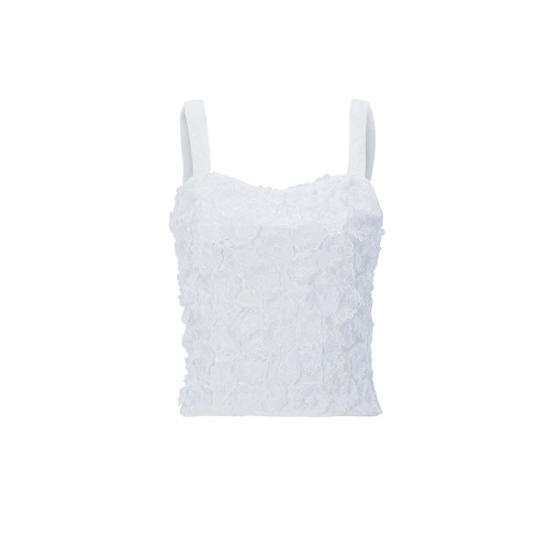 Volante by J Flower corsage sleeveless (White)