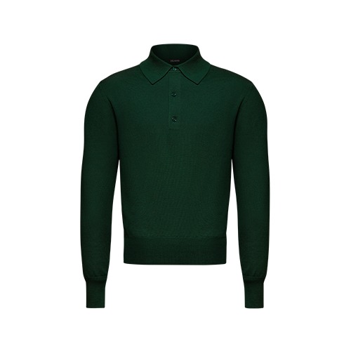 Volante Wool POLO Knit (Green)