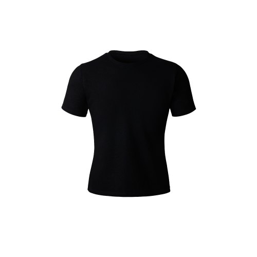Chad Malone Wool Training Muscle-fit Shirts(Wool 100) [Black]